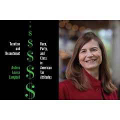 MIT political scientist Andrea Campbells new book, Taxation and Resentment, breaks new ground in digging into public views about different forms of taxation in the U.S.
Credit: Princeton University Press; portrait courtesy of MIT Political Scienc