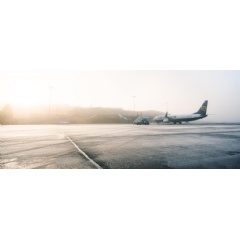 Editorial image: Ryanair aircraft at Rovaniemi Airport, December 2022. Photographer: Toni Eskelinen/Visit Rovaniemi