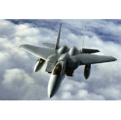 The F-15Cs design and advanced technologies were optimized for air-to-air combat. National Air and Space Museum.