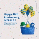 IKEA U.S. Celebrates 40th Anniversary with 40 Weeks of Deals and Customer Experiences
