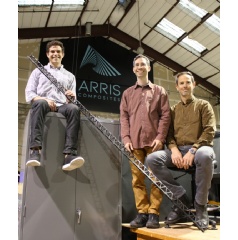 Arris Composites founders Riley Reese, Erick Davidson and Ethan Escowitz