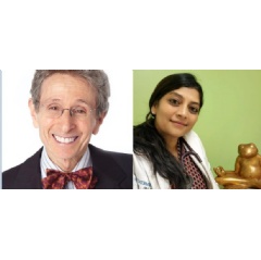 Dr. Loren Fishman (l) Dr. Savitha Elam-Kootil (r)