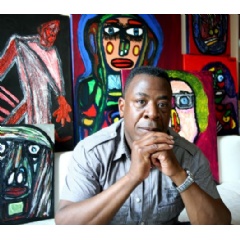 Artist Darrell Black creator of Art Definism