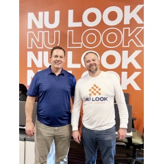 Rich Nelson, CEO, and Patrick Fingles, Founder & Operating Partner, together at Nu Look Home Design’s corporate headquarters in Columbia, Maryland.