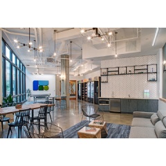 The Core Community Lounge. Photo credit: Merritt Properties, LLC.