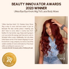 UNice Bye Bye Knots Wig X 2023 Refinery29 Beauty Innovator Award