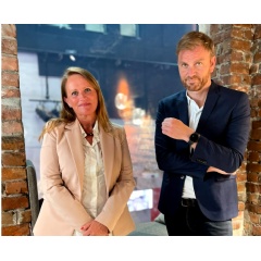 Gro Merethe Johnsrud, CO-founder & CEO Propell.ai and Martin Vikesland, CEO of Value Group AS