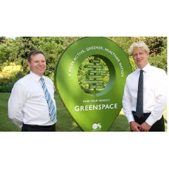 OSs Philip Wyndham with Universities & Science Minister Jo Johnson