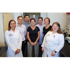 Kellogg Eye Center researchers welcome a donor family to labs where donated eye tissue is used in vision research.