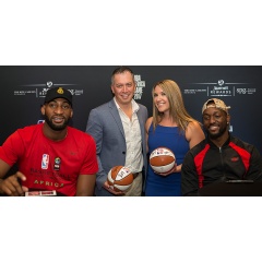 NBA players Andre Drummond and Kemba Walker mingled with members of Marriott Rewards and SPG at a private event at the African Pride Melrose Arch Hotel in Johannesburg, South Africa, to celebrate NBA Africa Game 2017