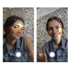 New Rainbow Light Filter on Instagram