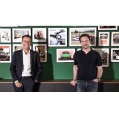 Alexander Pollich, CEO of Porsche Deutschland and Peter Varga, Director Exterior Design at Porsche