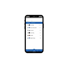 Through the mobile app, participants can stay connected and competitive