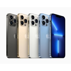 iPhone 13 Pro and iPhone 13 Pro Max will be available in four stunning finishes including graphite, gold, silver, and sierra blue.