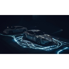 Taycan, 2021, Porsche AG
Taycan: CO₂ emissions combined (NEDC) 0 g/km, CO₂ emissions combined (WLTP) 0 g/km, Electric power consumption* combined (NEDC) 28.7 – 28.0 kWh/100 km, Electric power consumption* combined (WLTP) (See complete