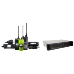 Professional digital radios and the radio control ATLAS system
