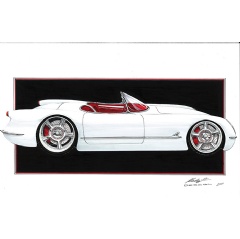 Dave Kindigs 1953 Corvette Concept, the 2023 Nissan Z, and Project X will part of the SEMA Show Vehicle Reveal on Monday evening, Nov. 1.