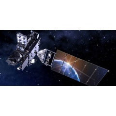 An artists rendering of GOES-R.
Credits: NASA