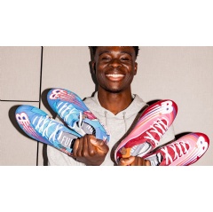 New Balance and Bukayo Saka drop artist designed boot

North London Star to wear first personalised boot design