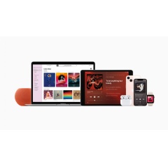 An incredible music experience is integrated across Apple’s product line — from iPhone, Apple Watch, and AirPods to HomePod mini, iPad, and Mac.