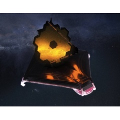 This illustration depicts NASA’s James Webb Space Telescope – the largest, most powerful, and most complex space science telescope ever built – (See complete caption below)