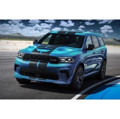 The Dodge Durango SRT Hellcat is back for 2023 model year and ready to reclaim its rightful mantle as the most powerful SUV on the planet, once again fueled by the supercharged 6.2 (Se complete caption below)