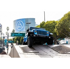 Jeep Display at the Los Angeles Autoshow