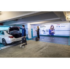 Automated Valet Parking at the parking garage P6 at Stuttgart airport