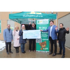 oday, GM Canada delivered more than $313,000 to the Durham Children’s Aid Foundation to help families in need in Durham region this Christmas. (See complete caption bellow)