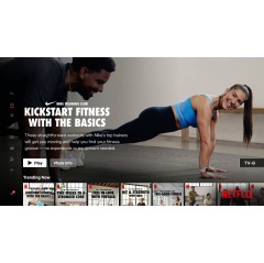 Nike Training Club on Netflix