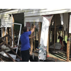 When Hurricane Florence crossed the North Carolina, coast on September 14, 2018, it brought hurricane-force winds and — as forecasted — strong storm surge. (see complete caption below)