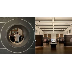 View into the exhibition Flashes of Memory at the Museum fr Fotografie in Berlin.
