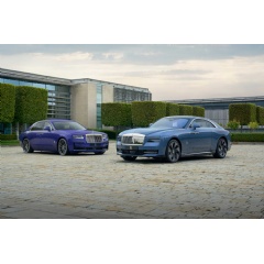 ROLLS-ROYCE SPECTRE AND ROLLS-ROYCE GHOST
(see complete caption below)
