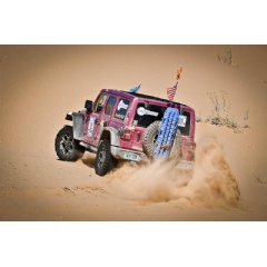 For the second year in a row, the Jeep® brand-supported team of Nena Barlow and Teralin Petereit piloted their Jeep Wrangler 4xe to the overall title, bone stock and electrified class wins at the 2022 Rebelle Rally. (see complete captyion below)