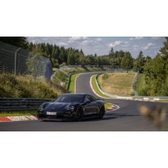 Taycan pre-series car, Nrburgring Nordschleife, 2024, Porsche AG