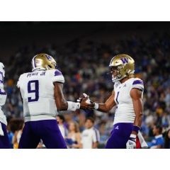 Rome Odunze and Michael Penix Jr.