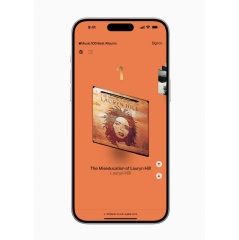 The Miseducation of Lauryn Hill is No. 1 on Apple Musics 100 Best Albums list.