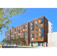 The Bay Area Housing Innovation Fund will make targeted, favorable loans to advance affordable housing development. The fund’s first project will break ground in San Francisco next week. Rendering by David Baker Architects.