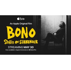 Bono: Stories of Surrender premieres May 30, 2025 on Apple TV+.