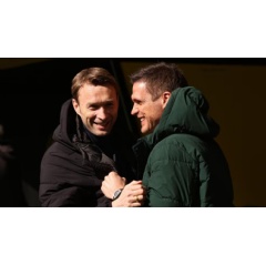 Former Germany internationals Simon Rolfes and Sebastian Kehl, who are now sporting directors with Bayer Leverkusen and Borussia Dortmund, and UEFA Academy graduates. Getty Images