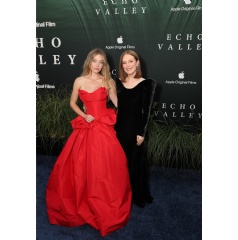 Sydney Sweeney and Julianne Moore attend the Apple Original Films’ premiere of “Echo Valley” at AMC Lincoln Square in New York. “Echo Valley” premieres globally on Apple TV+ on Friday, June 13, 2025.