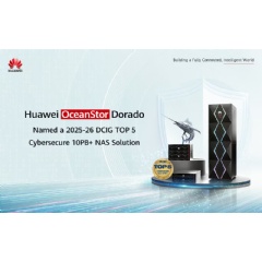 Huawei OceanStor Dorado All-Flash Storage named a 2025-26 DCIG TOP 5 Cybersecure 10PB+ NAS Solution