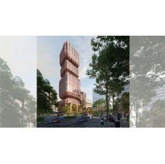 Rendering of Six Senses Bangkok in Hatai, the citys new lantern quarter