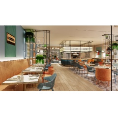 Design Rendering of Holiday Inn Express Generation 5 EXPRESS Caf & Bar