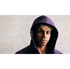 ADIDAS Z.N.E.  Lamine Yamal  Plum Hoodie