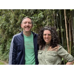Hypernaturals Co-Founders: Taylor Hughes (CTO) and Rebecca Kossnick (CEO)