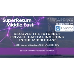 Dynamo Software Exhibits at SuperReturn Middle East 2023