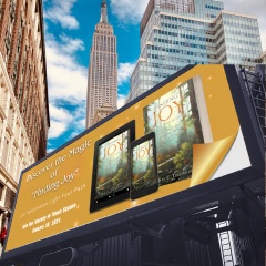 This billboard ad marks a celebration of hope, resilience, and the power of storytelling. Join us in New York Times Square on January 19, 2024, to witness “Finding Joy” come alive in the heart of the city that never sleeps!
