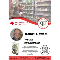 Quipper Prints presents author Barry I. Gold and his groundbreaking book “We’re Overdosed” — featured at Frankfurt Buchmesse 2025, October 15–19.