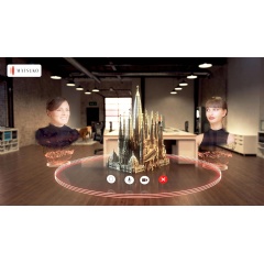 Holographic meeting: New spatial computing app announced at MWC 2024